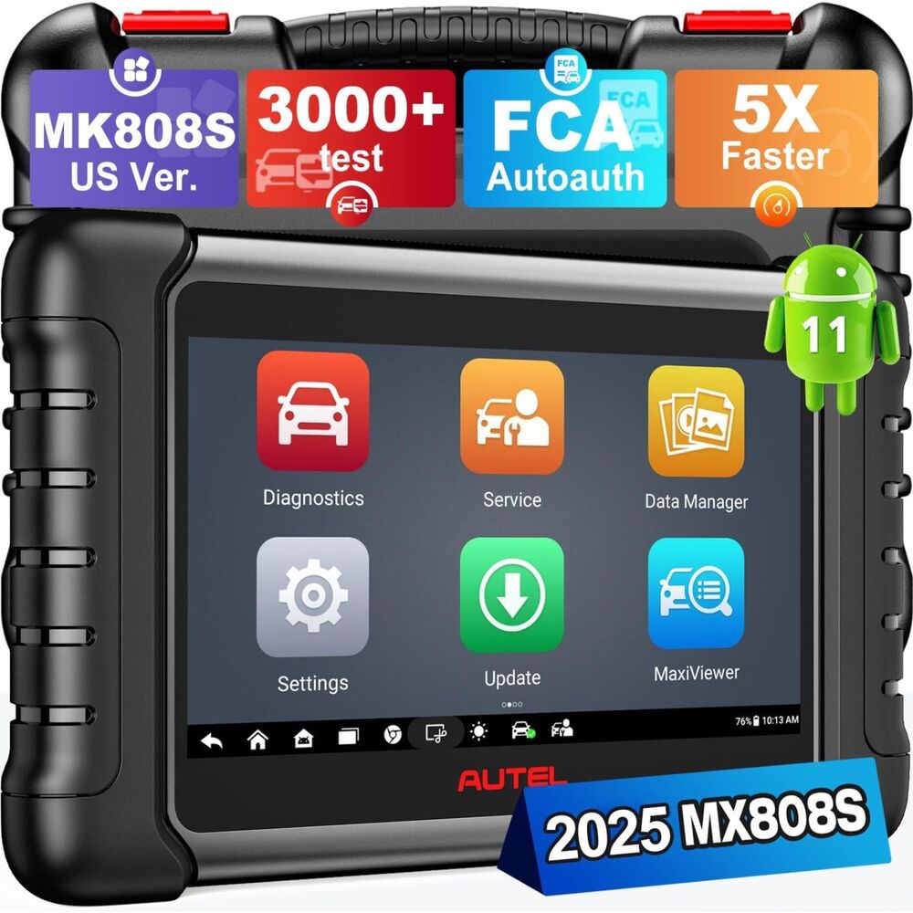 Autel Scanner MaxiCheck MX808S, 2025 US Ver. of MaxiCOM MK808S